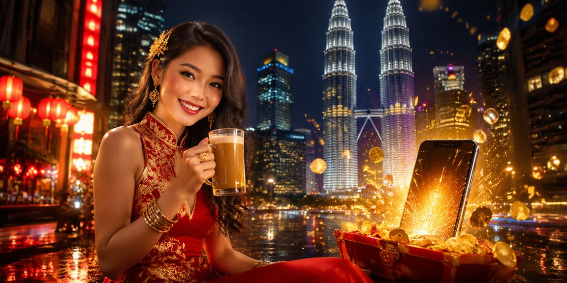 Pemain mengakses tip pertaruhan melalui telefon pintar di Kuala Lumpur