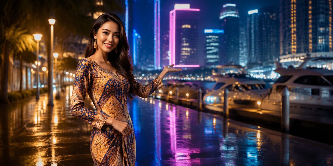 Pemandangan hiburan di Petaling Jaya dengan suasana kasino batik