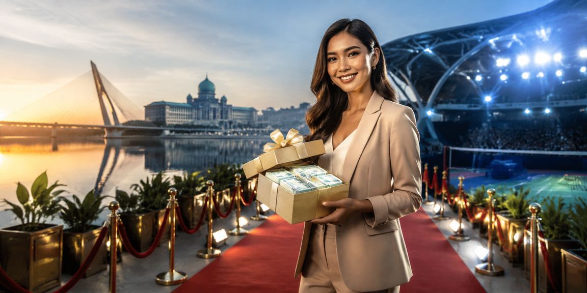 Suasana pertaruhan kasino bertema Melayu di Putrajaya Malaysia